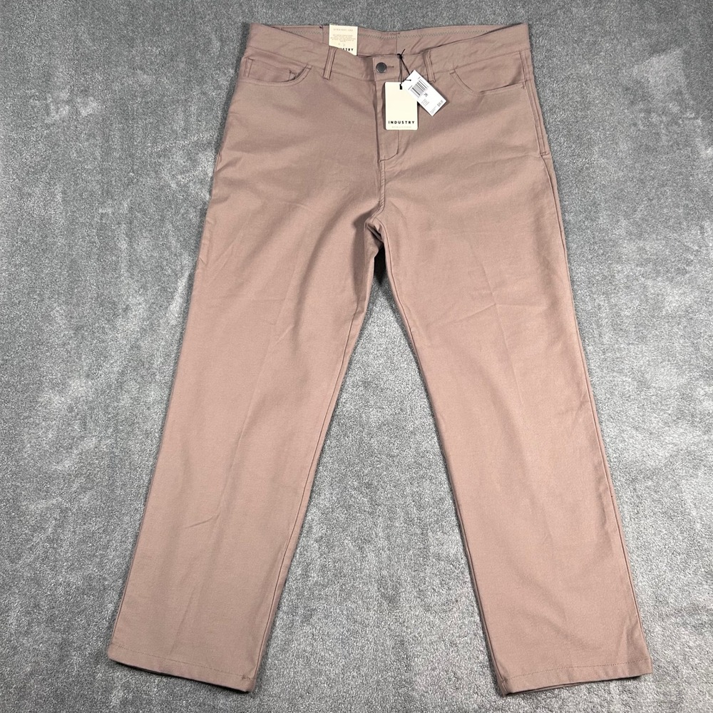Industry Republic Clothing Pants Straight Leg Dune Tan Mens 36W x 30L NWT